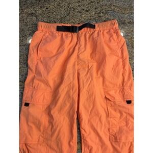 American Eagle Outfitters Women's Coral Cargo Windbreaker Jogger Pants‎ Size M